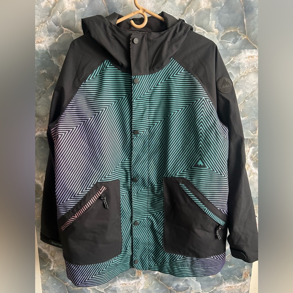 Burton Black and Teal Jacket/ size XL
